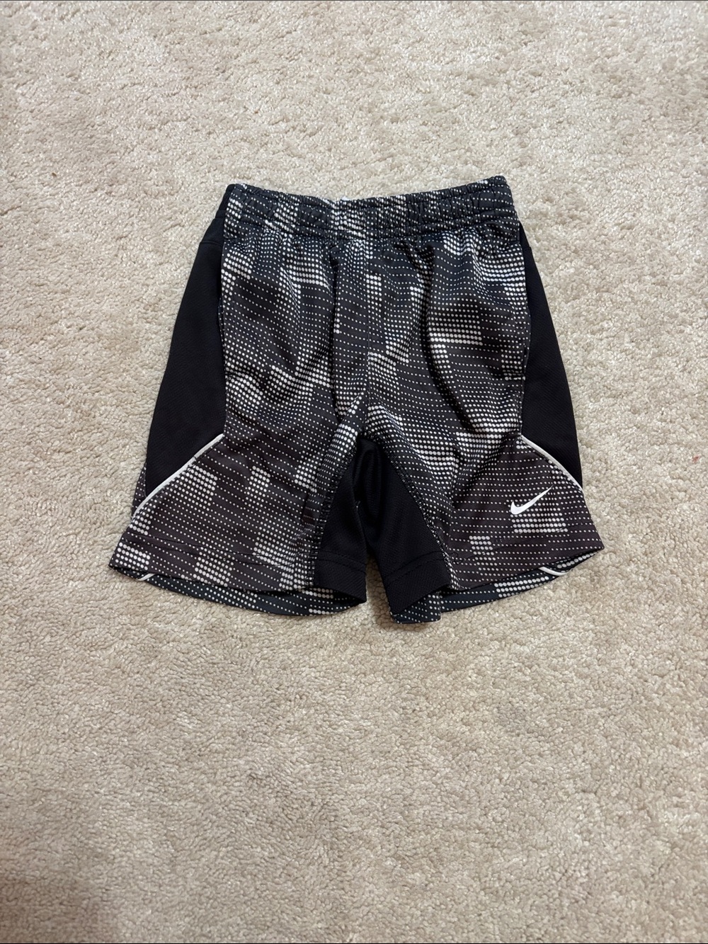 Nike Black and White Boys' Athletic Shorts